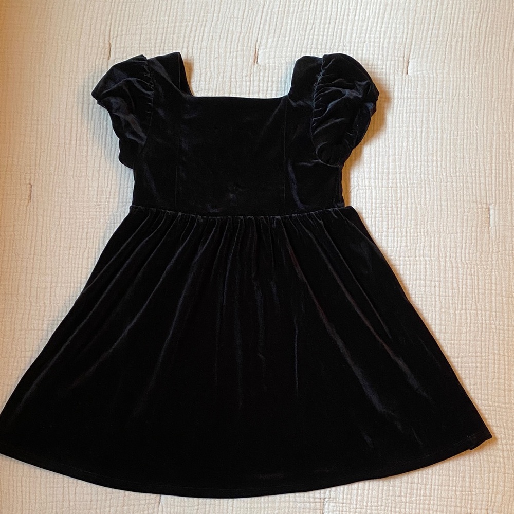 GAP Black Velvet Toddler Dress
